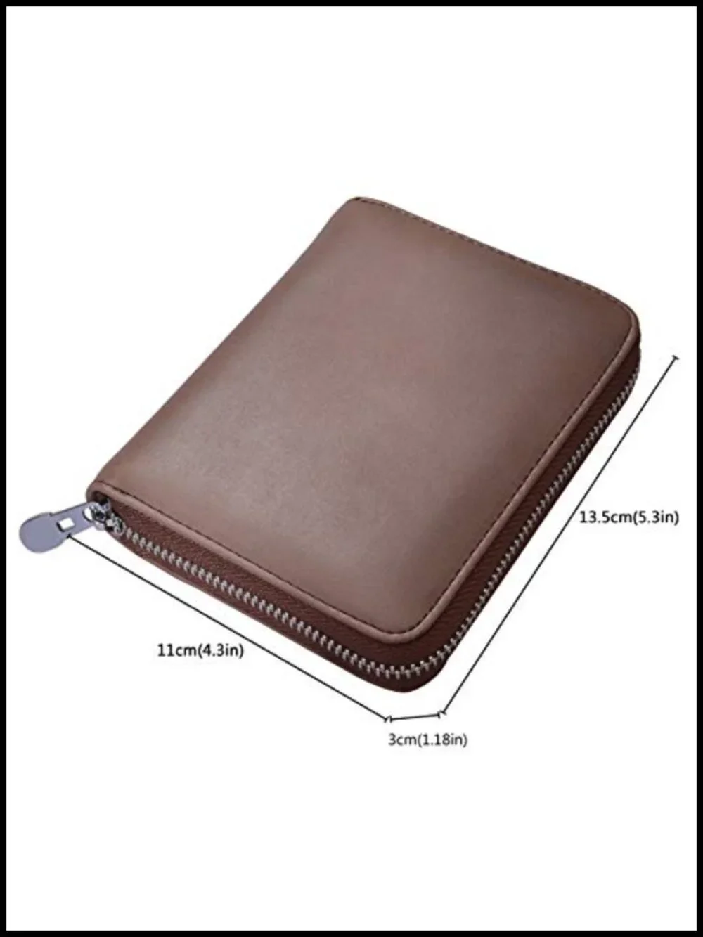 Genuine Leather RFID Blocking Passport Wallet Card Holder Case, 24 Slots,